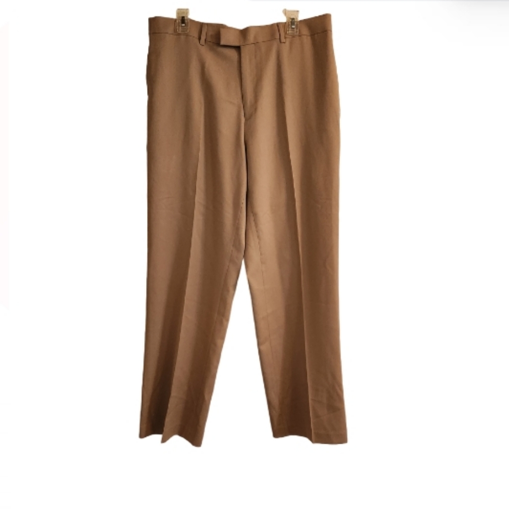 APT.9 WOOLMARK RICH BLEND FLAT FRONT PANT SZ 36X32